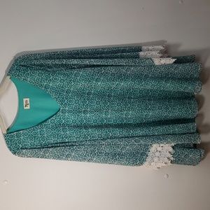 Show Me Your MuMu Women Portabella Dress Size M Boho Sheer Lace Little Lady Line